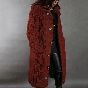 NEW Women’s Plus Size Red Cardigan/ Sweater/ Jacket
